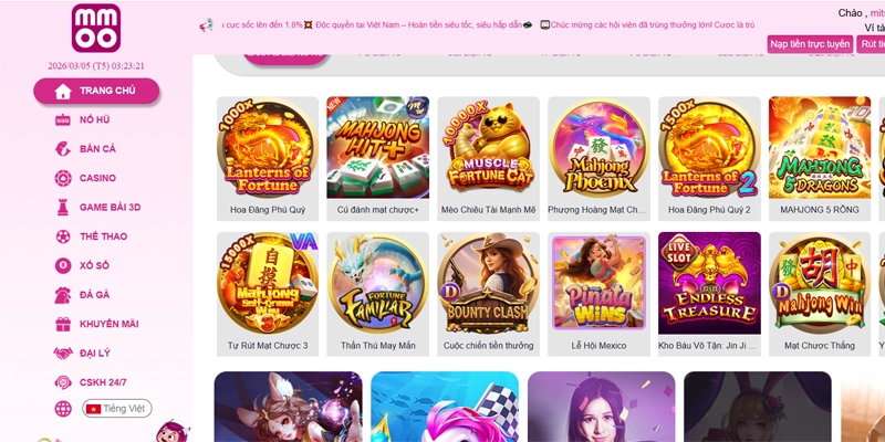MMOO ⭐️ Link Vào MMOO.COM Mobile & PC【2026】✔️ MM OO Link+88K 18 7 chuyên mục cá cược đặc sắc không thể bỏ lỡ tại MMOO
