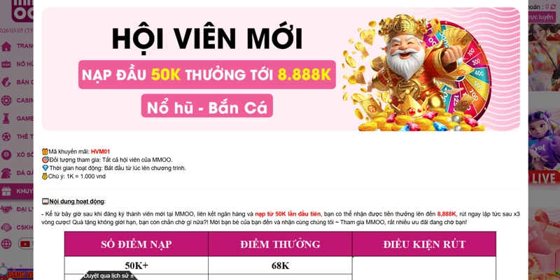MMOO ⭐️ Link Vào MMOO.COM Mobile & PC【2026】✔️ MM OO Link+88K 19 Khuyến mãi nạp đầu MMOO giá trị khủng đến 8.888K